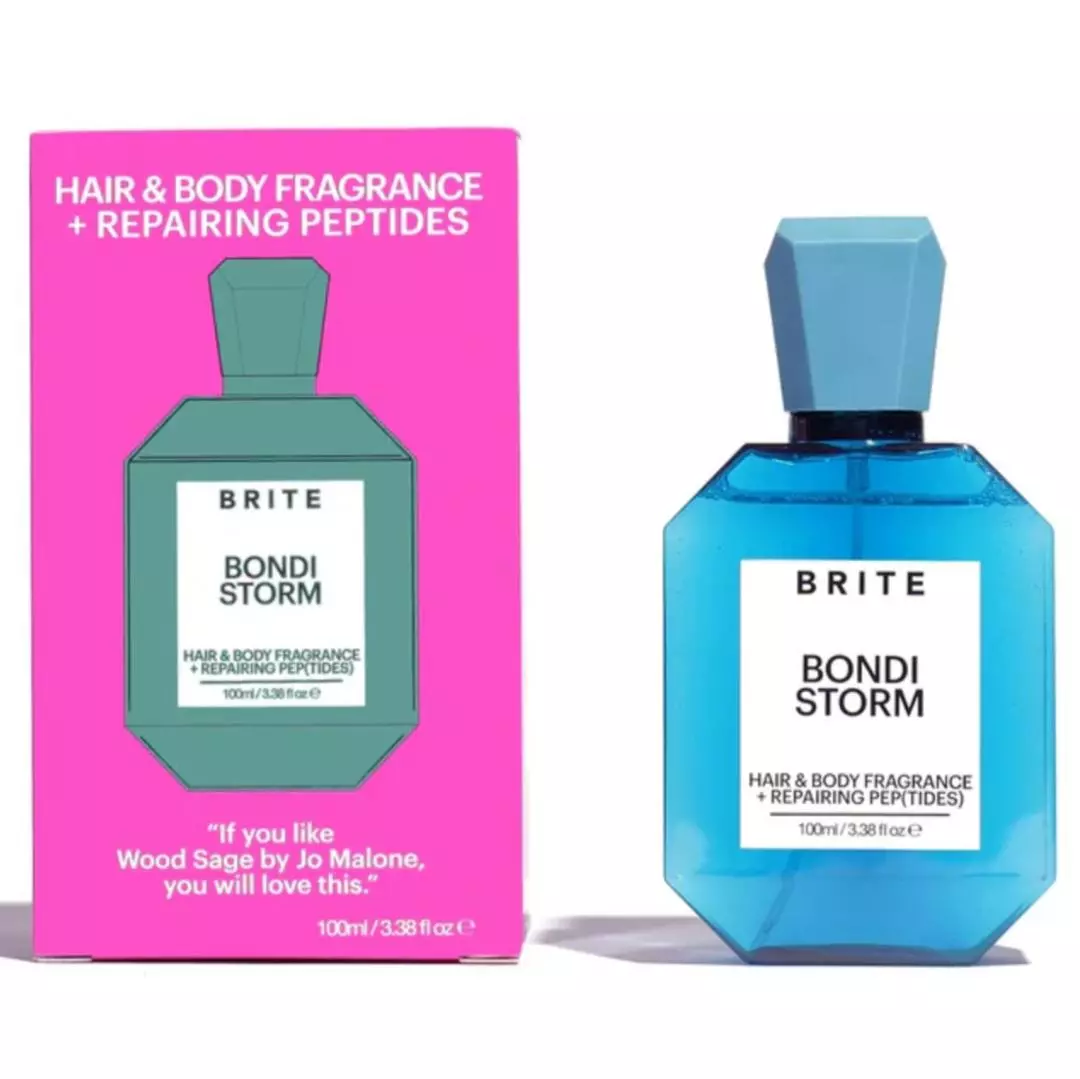 ⭐️NEW⭐️ BRITE - Hair & Body Fragrance + Repairing Peptides, Bondi Storm, 100mL thumbnail