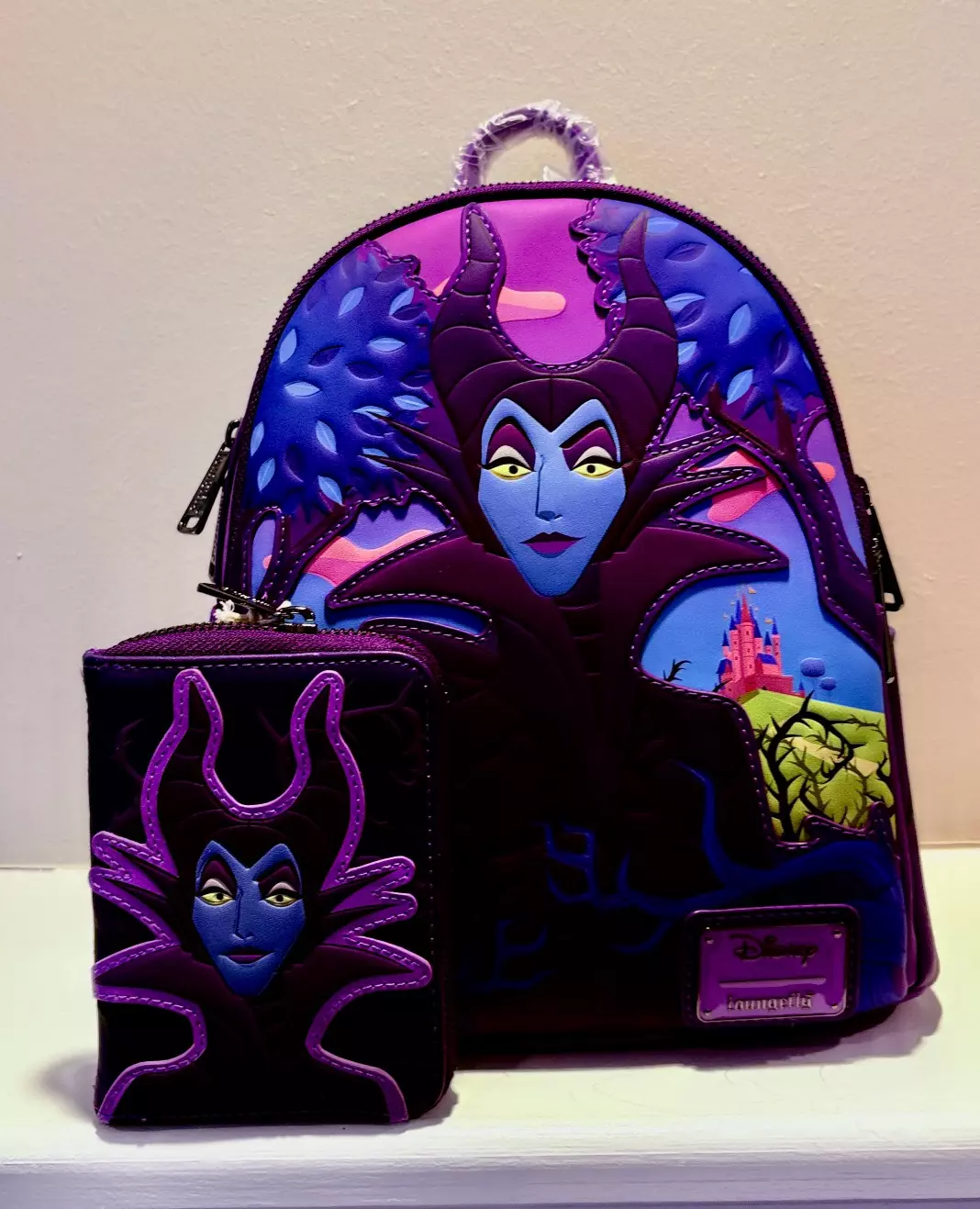 Loungefly Disney Sleeping Beauty Maleficent Mini Backpack thumbnail