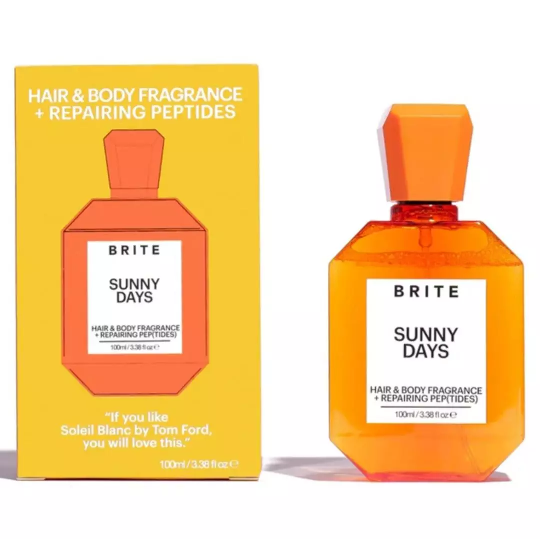 ⭐️NEW⭐️ BRITE - Hair & Body Fragrance + Repairing Peptides, Sunny Days, 100mL thumbnail