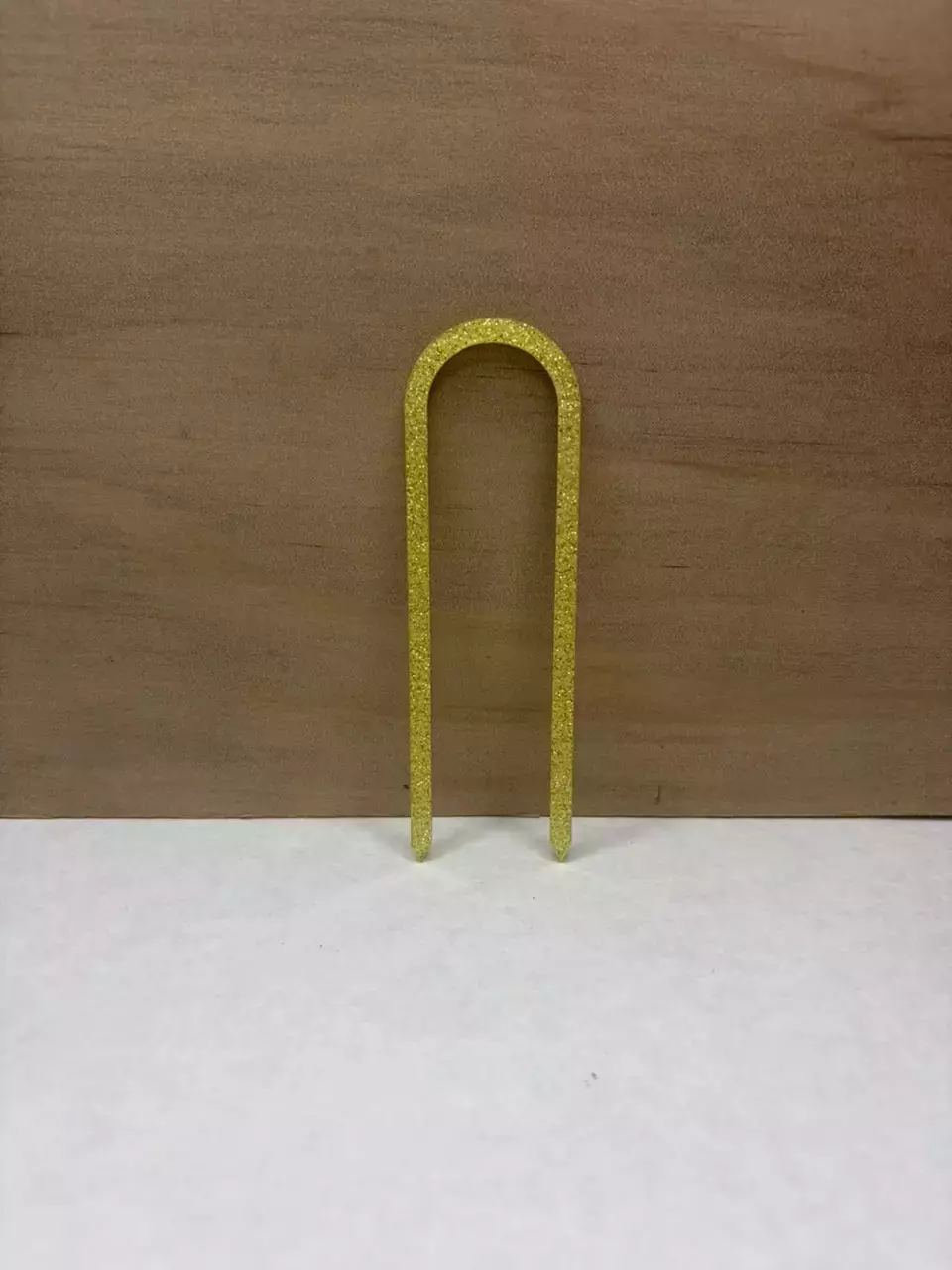 3 pk Yellow Glitter 6” rounded trellis thumbnail