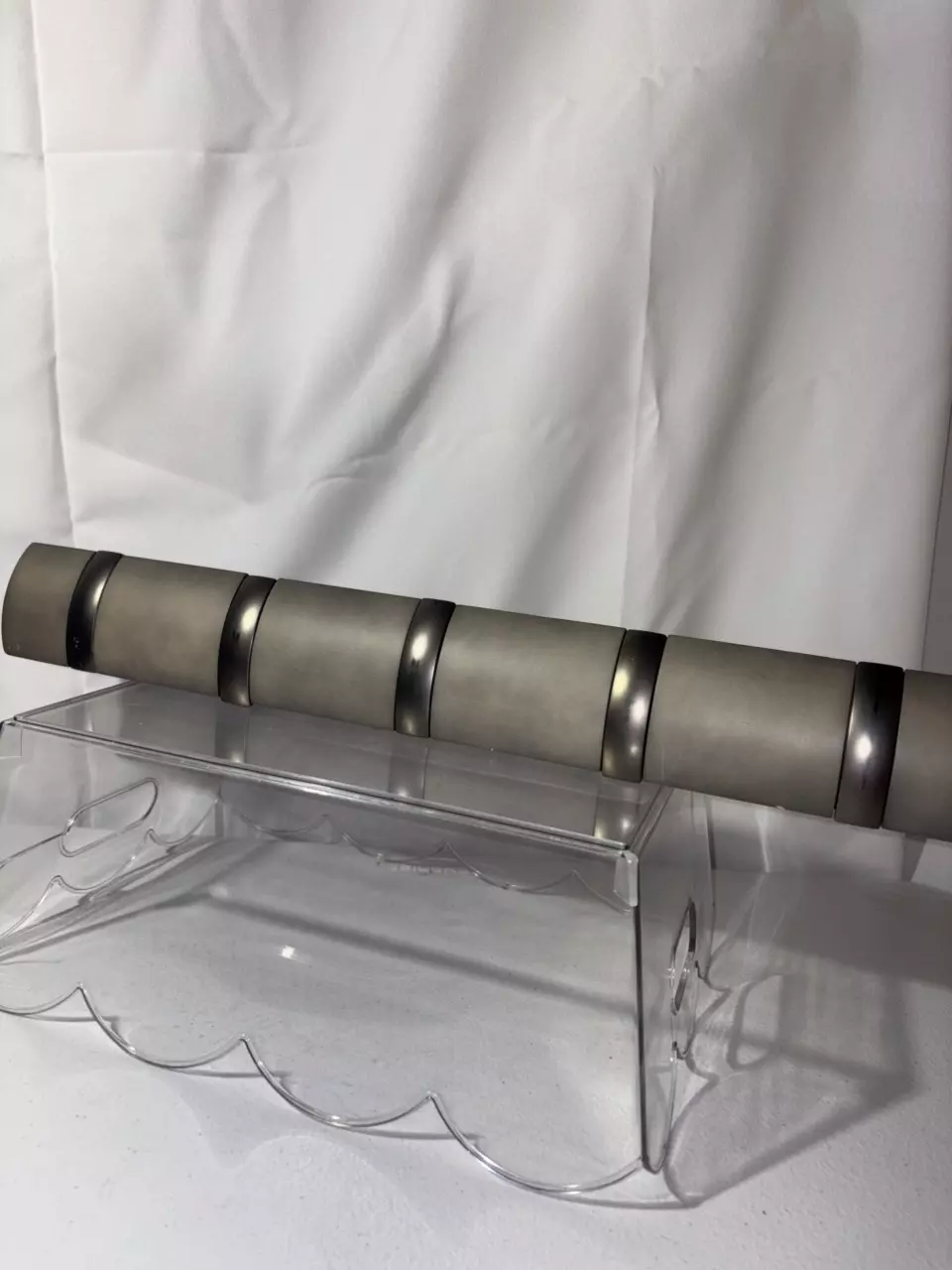 Umbra Wall Mounted Coat Rack 5 Hook Modern Entryway Organizer Metal Gray thumbnail