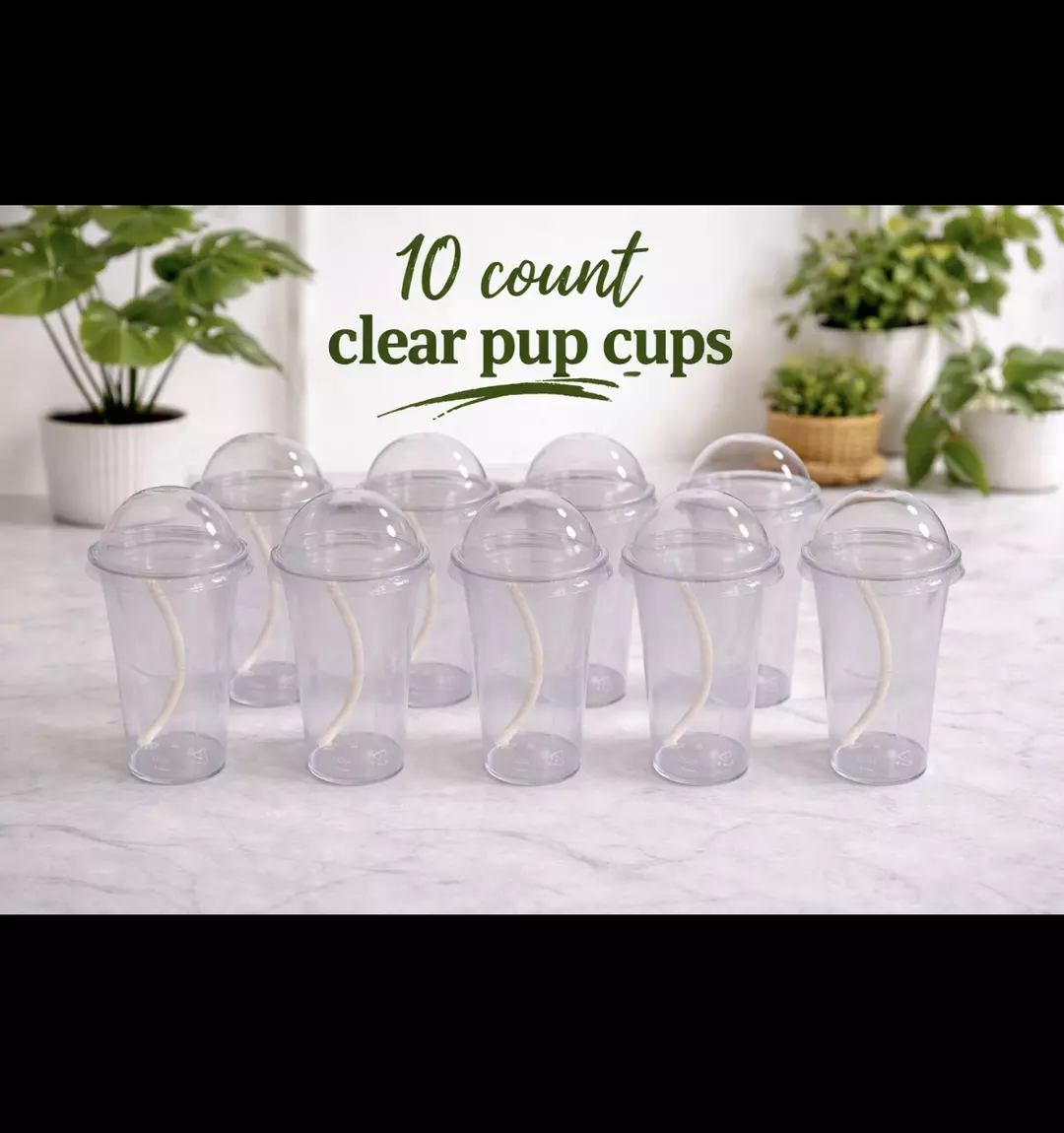 10 count clear pup cups thumbnail