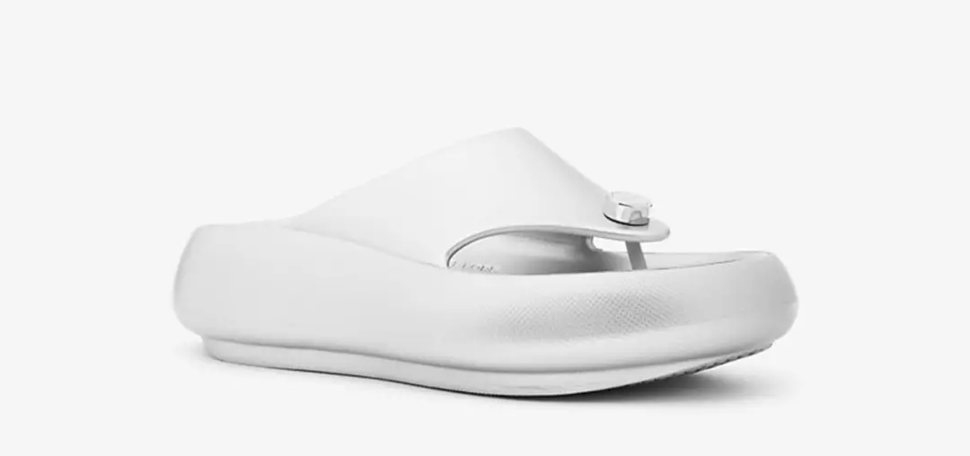 MICHAEL Michael KorsSplash Metallic Platform Sandal Size 7 thumbnail