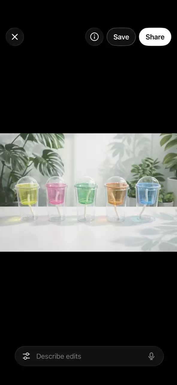 Set of 5 rainbow pup cups thumbnail