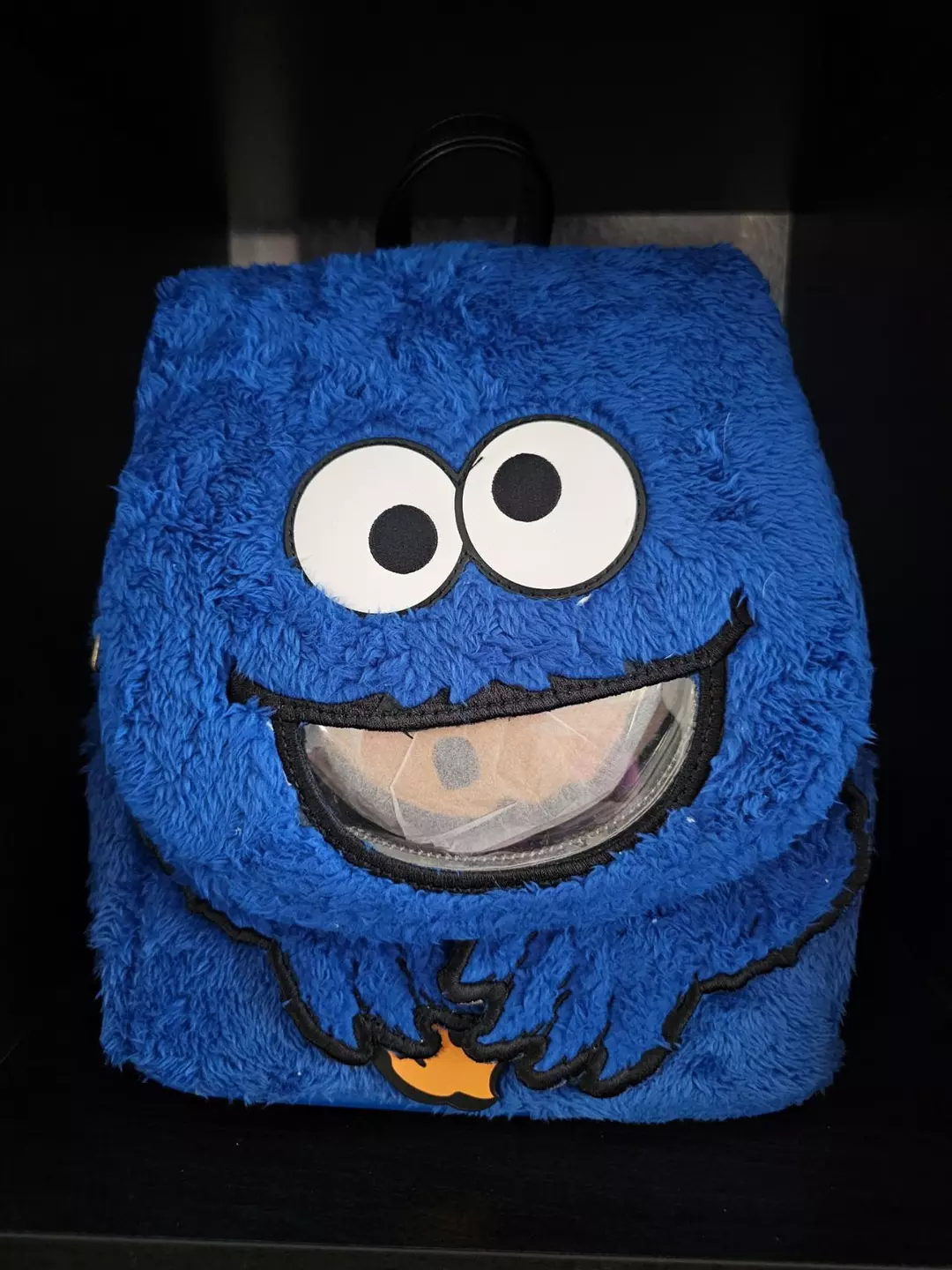 Loungefly Sesame Street Cookie MonsterCosplay Mini Backpack w/coin bag cookie thumbnail