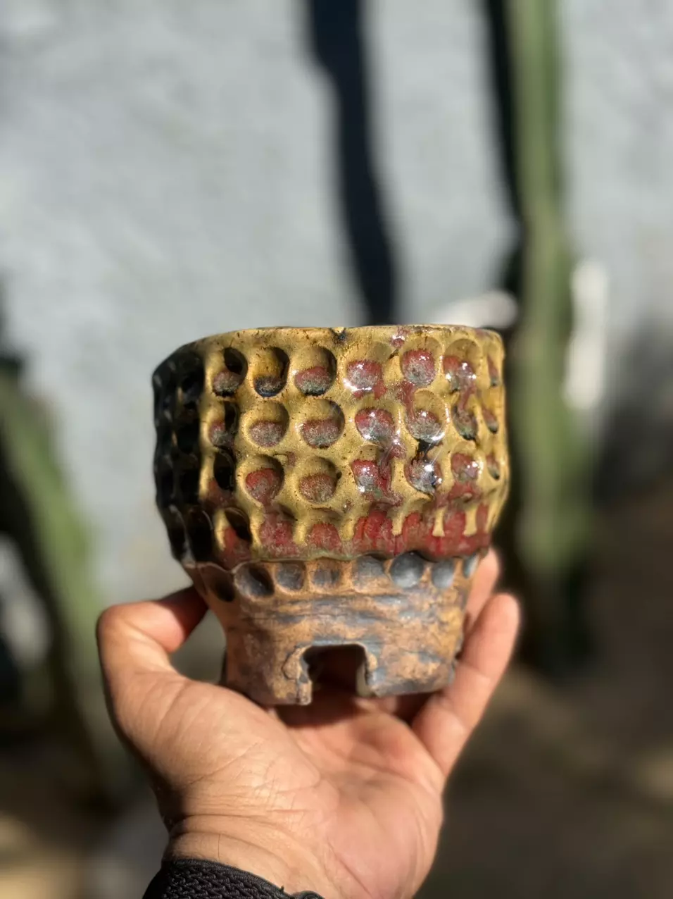 Ox blood footed 5x4.5H thumbnail