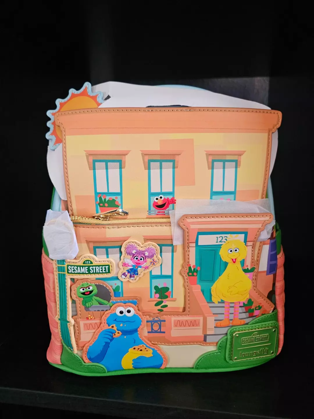 Loungefly Sesame Street - Sesame Street Block/Building Backpack SeaWorld Exclusi thumbnail