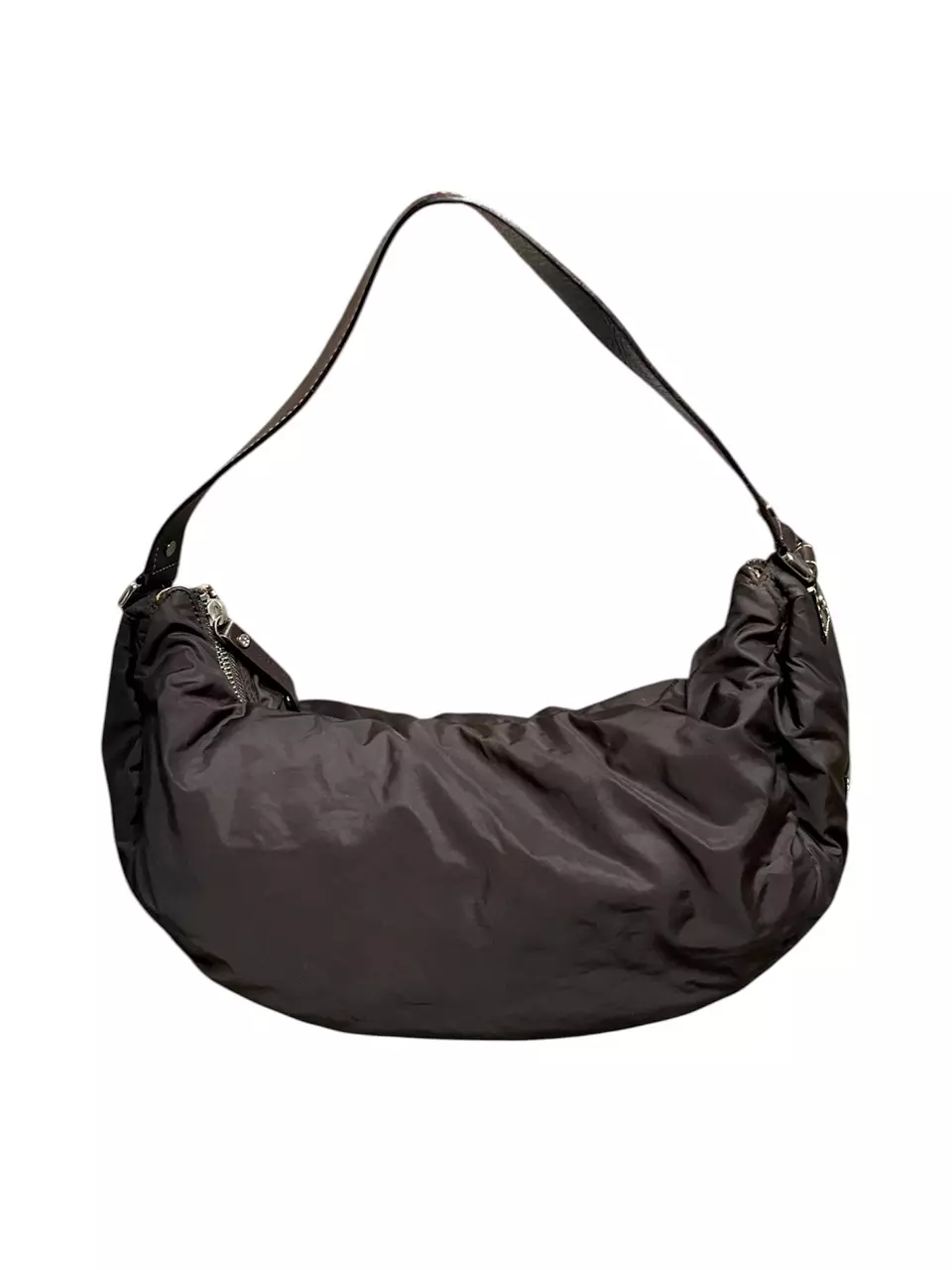 Kate Spade Vintage Espresso Hobo Shoulder Bag Leather Strap & Noel Dot Accents thumbnail