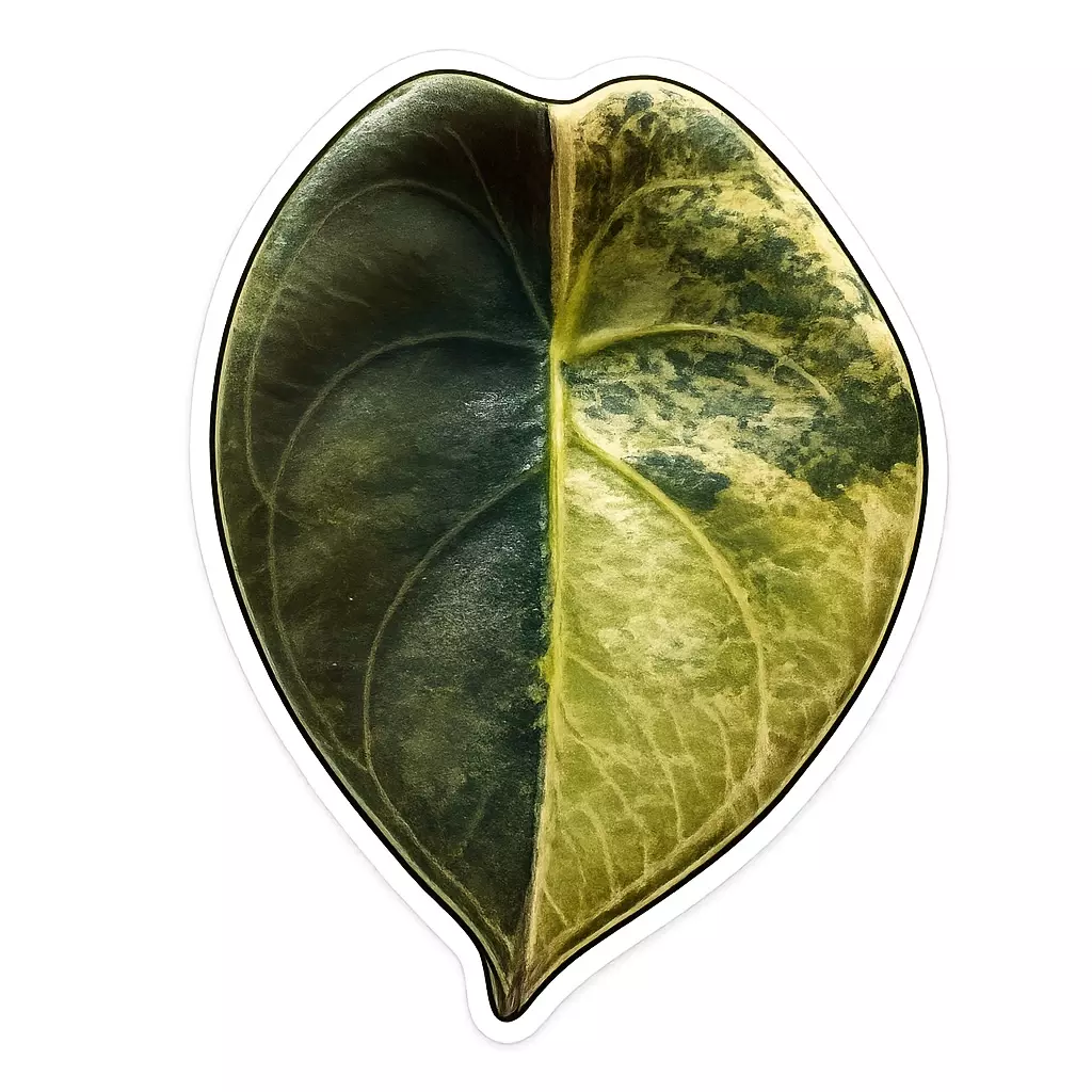 Alocasia Cuprea Latte | Sticker thumbnail