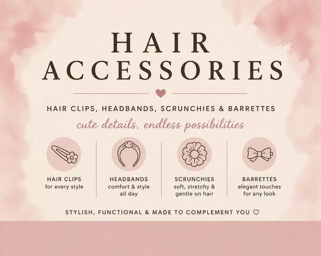 Luxe Hair Accessories –  Headbands, Clips, Scrunchies & More thumbnail