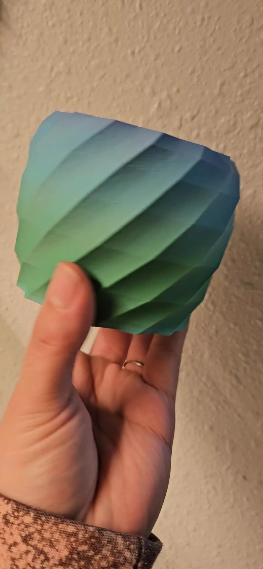 Wave rainbow planter 3" thumbnail