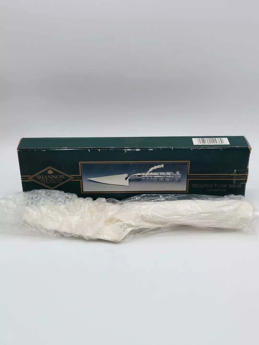 Shannon Ireland Transition Cake Knife & Pastry Server Set w/Box 24% Lead Crystal thumbnail