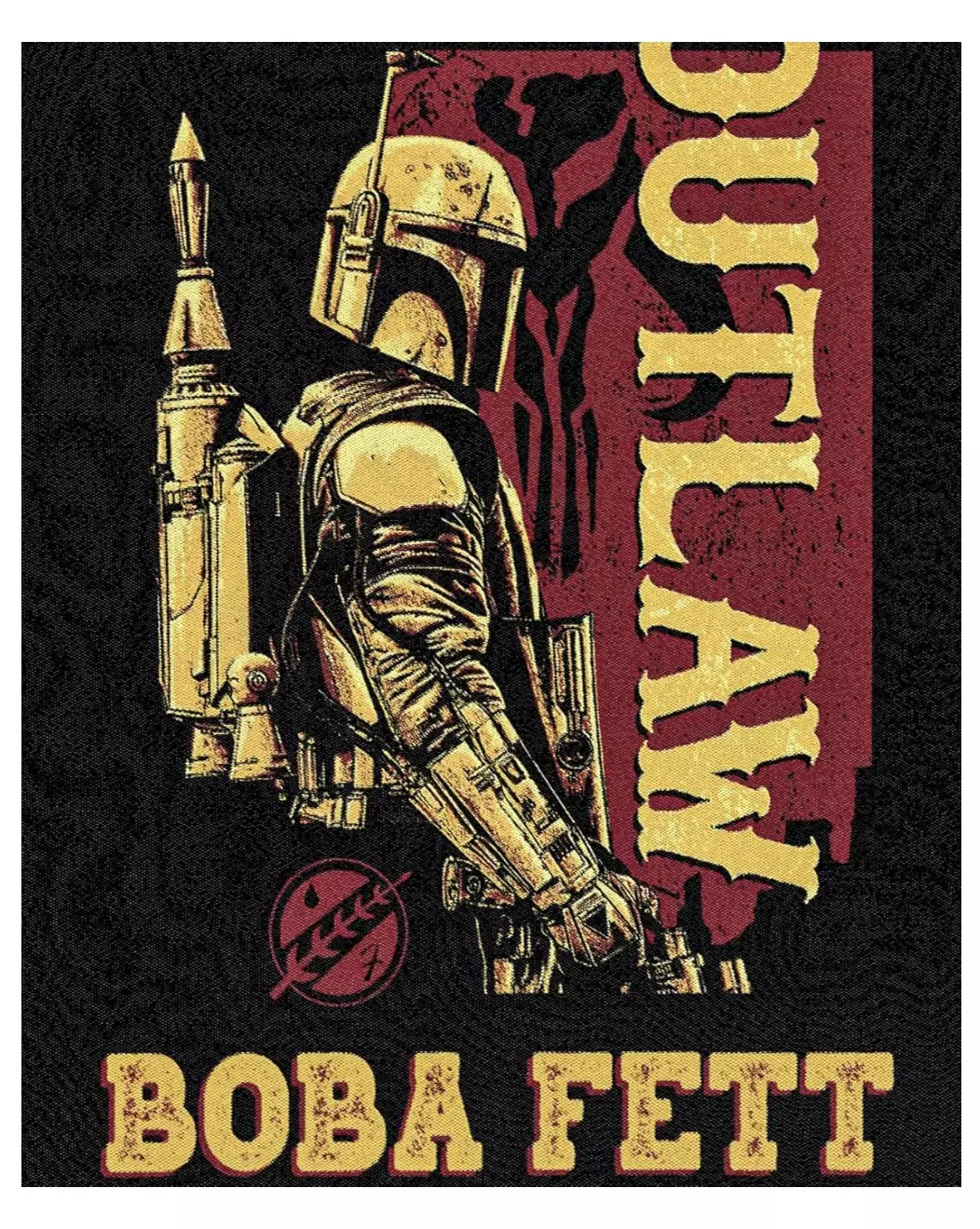 Northwest Star Wars - Book of Boba Fett Woven Tapestry Throw Blanket, 48" x 60", thumbnail