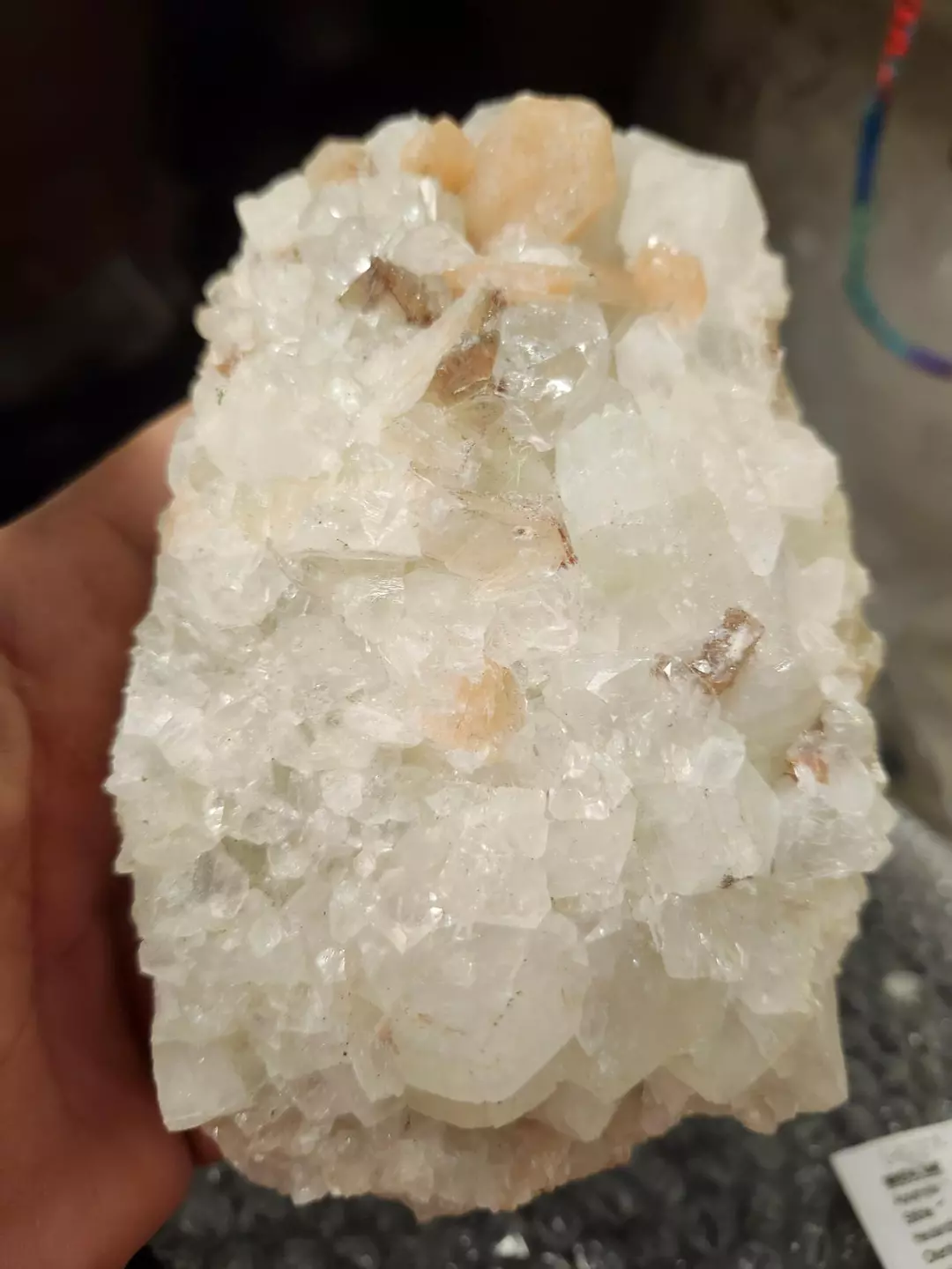 Green apophylite and stillbite  was 145 thumbnail