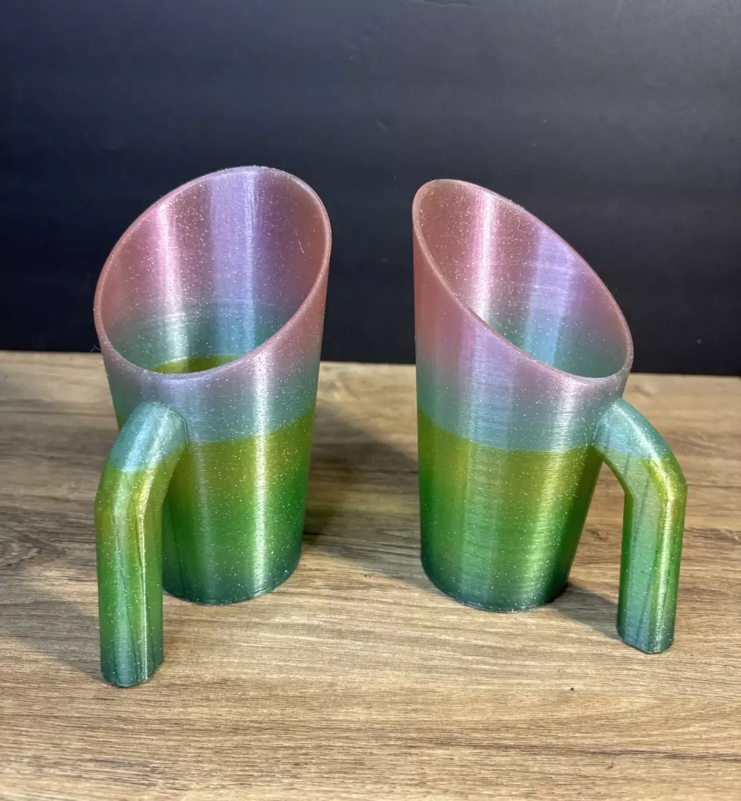 Substrate Scoop with Handle - Rainbow Gradient Glitter thumbnail