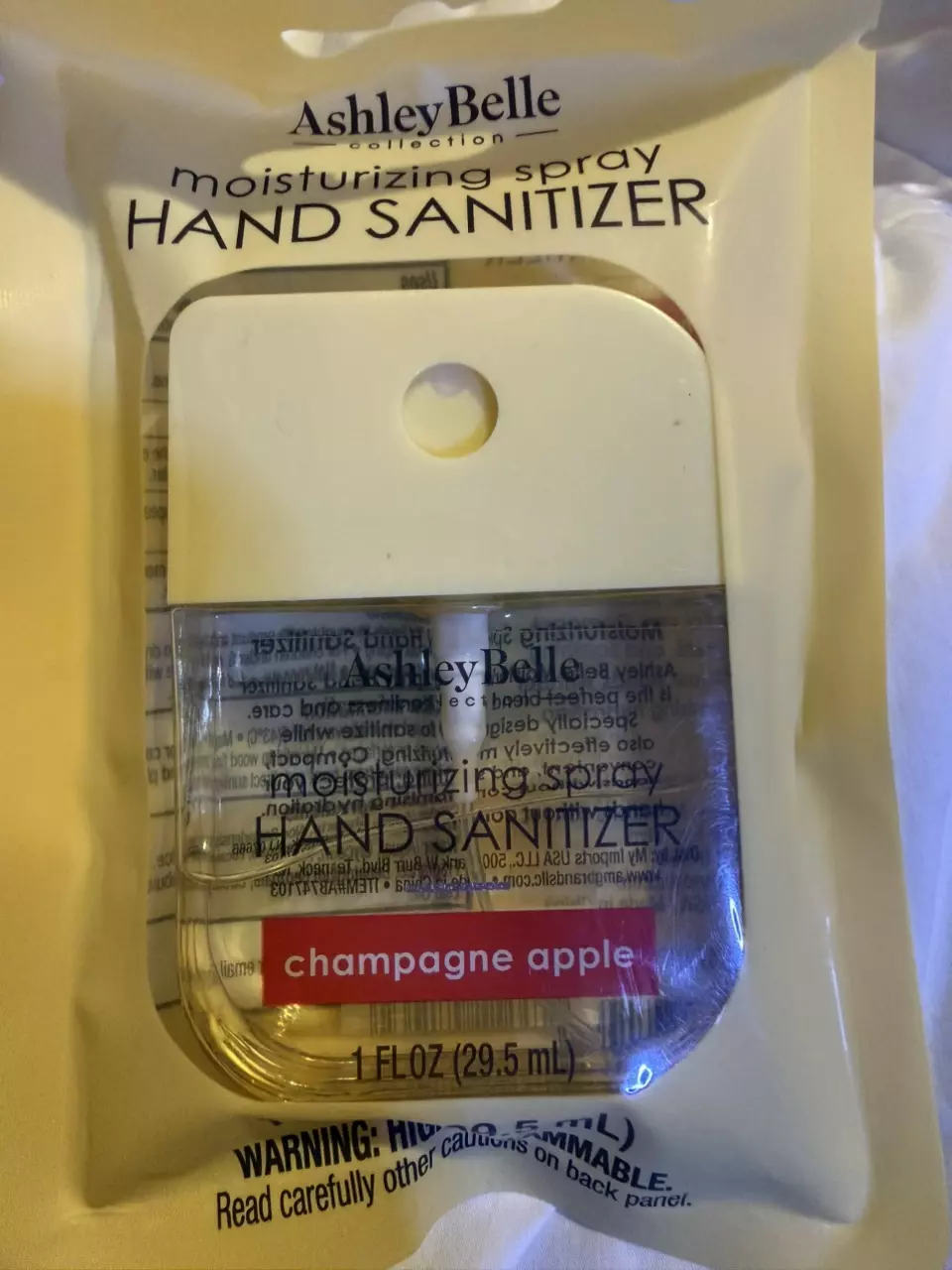 Moisturize spray hand sanitizer Champagne Apple thumbnail