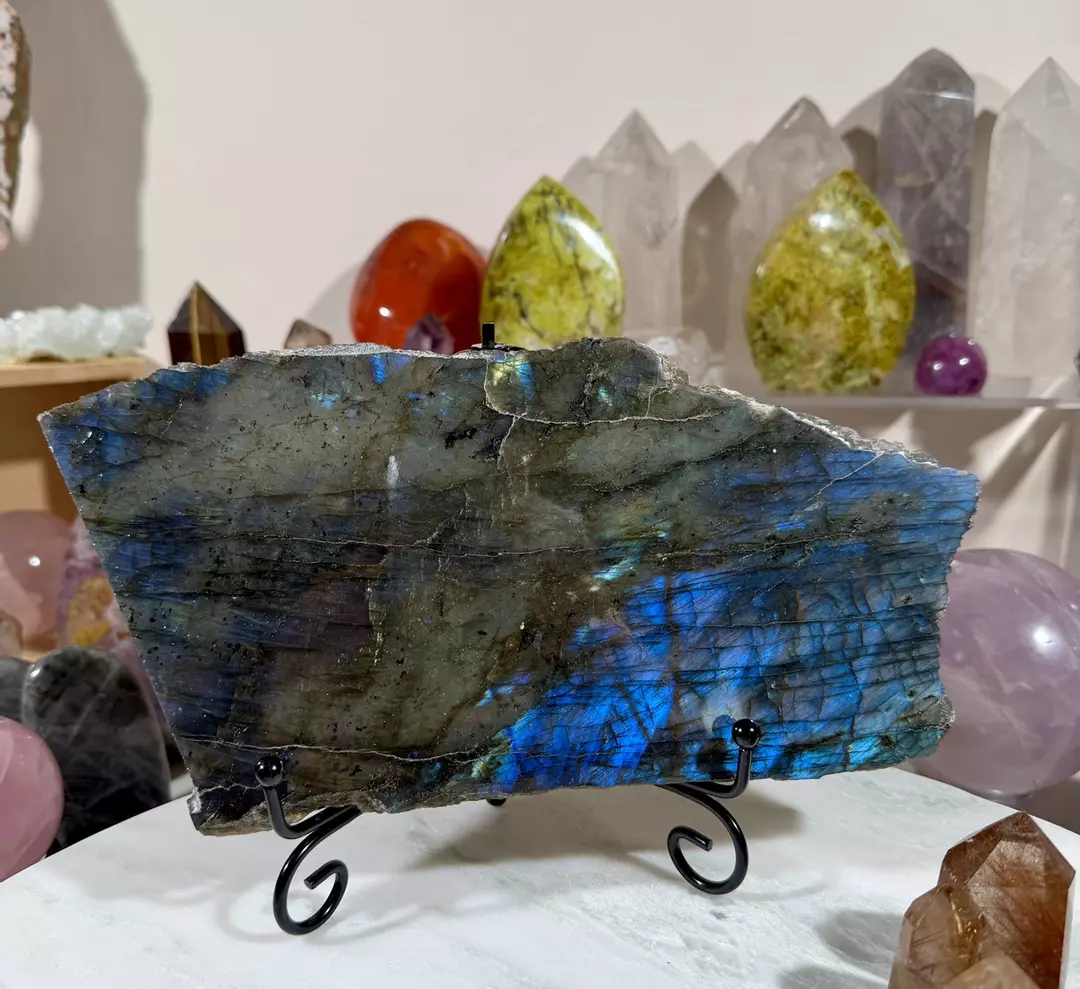 Blue Flash Labradorite Slab thumbnail