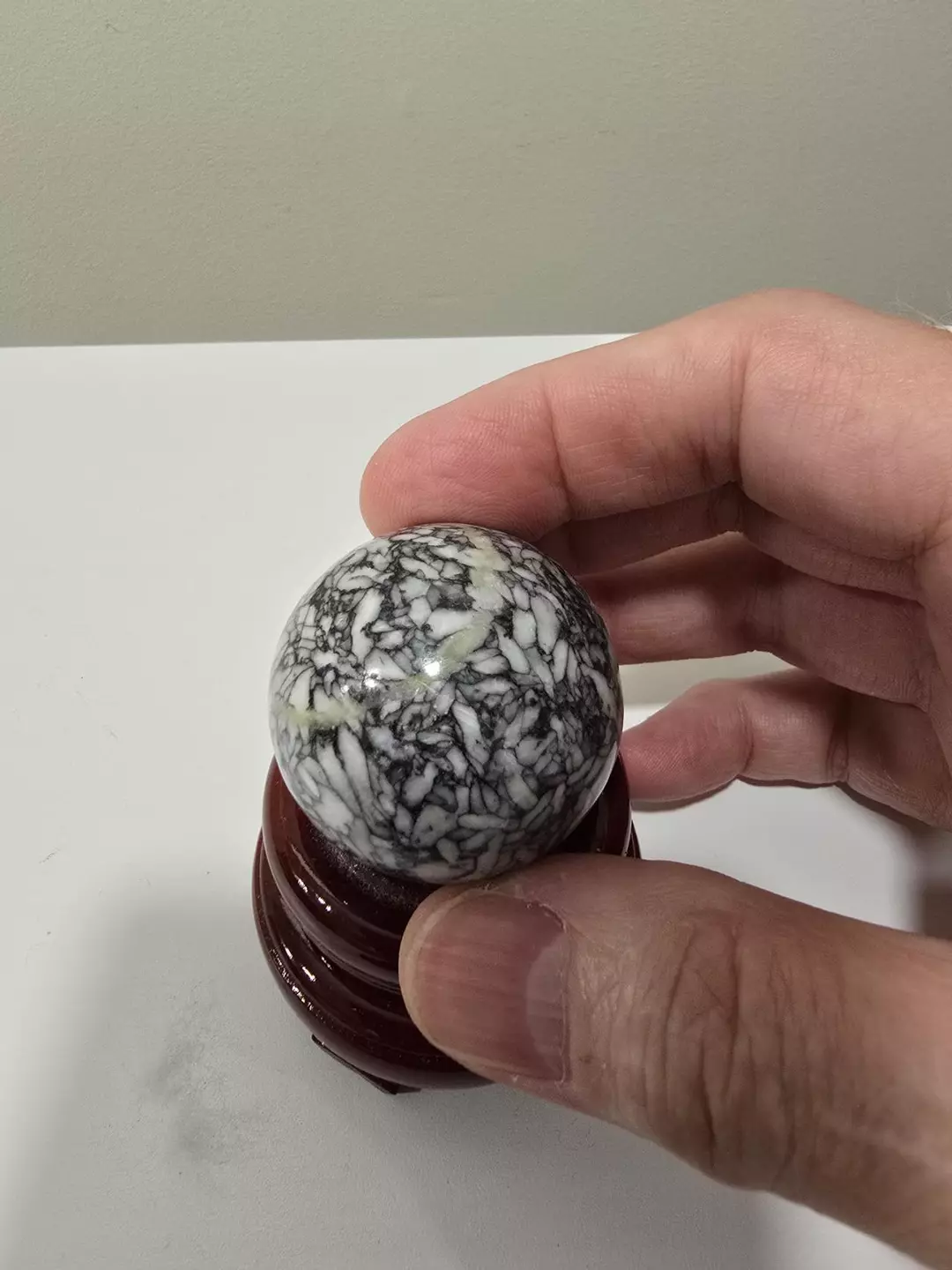 Pinolite Crystal Sphere 38 mm thumbnail