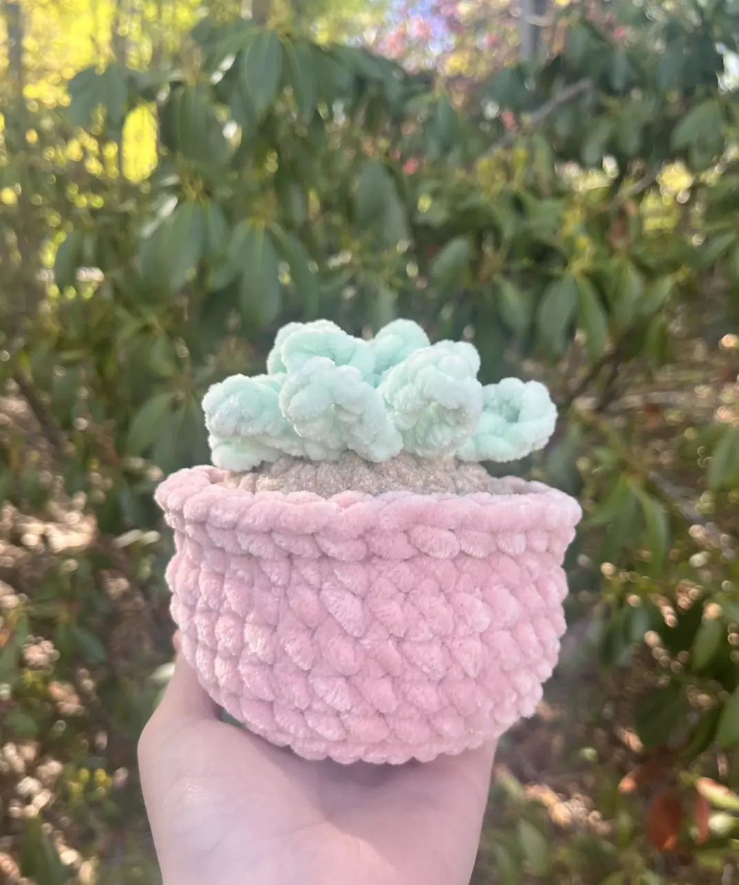 ✨Crochet Mauve Small Potter Plant✨ thumbnail