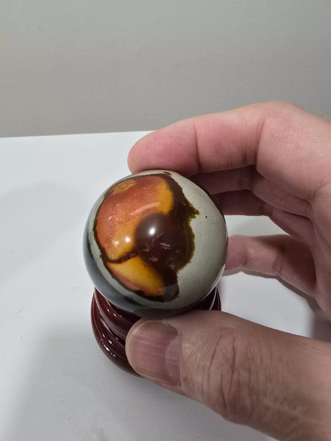 Polychrome Jasper Crystal Sphere 46 mm thumbnail