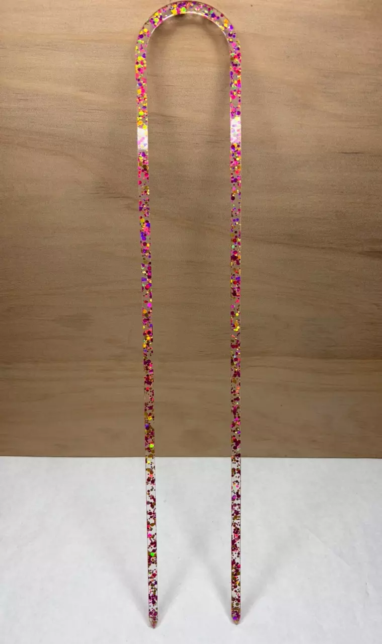 1pk Strawberry Lemonade Glitter 18” Rounded Trellis thumbnail