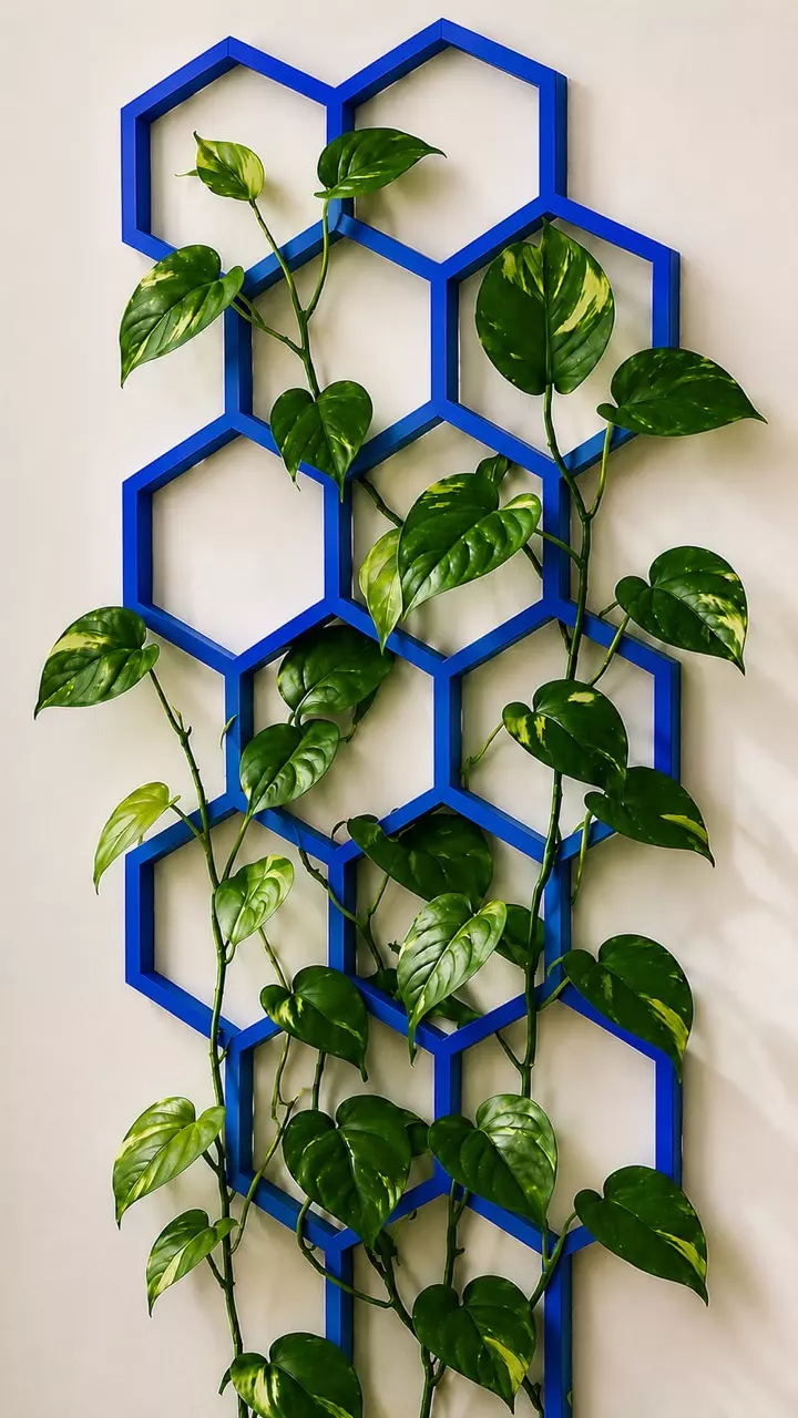 Honeycomb Trellis BLUE 6” Made in The USA 🇺🇸 thumbnail