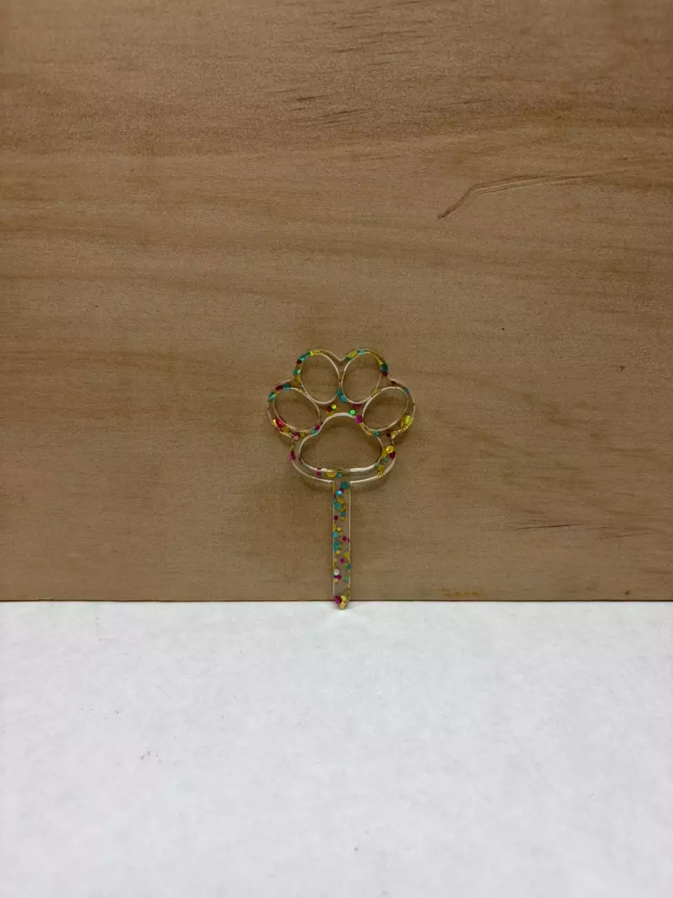 5pk Mermaid Glitter Paw Print Mini Pot Pal thumbnail