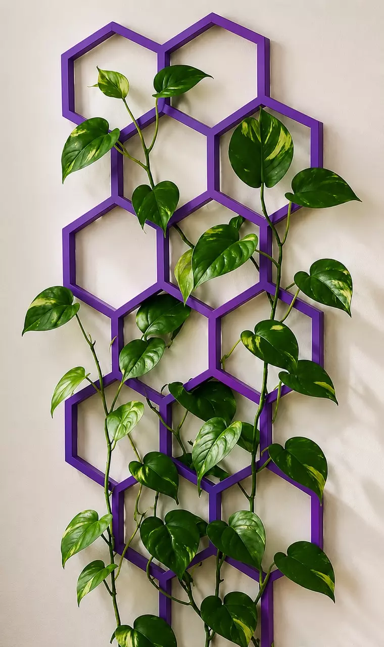 Honeycomb Trellis PURPLE 6” Made in The USA 🇺🇸 thumbnail