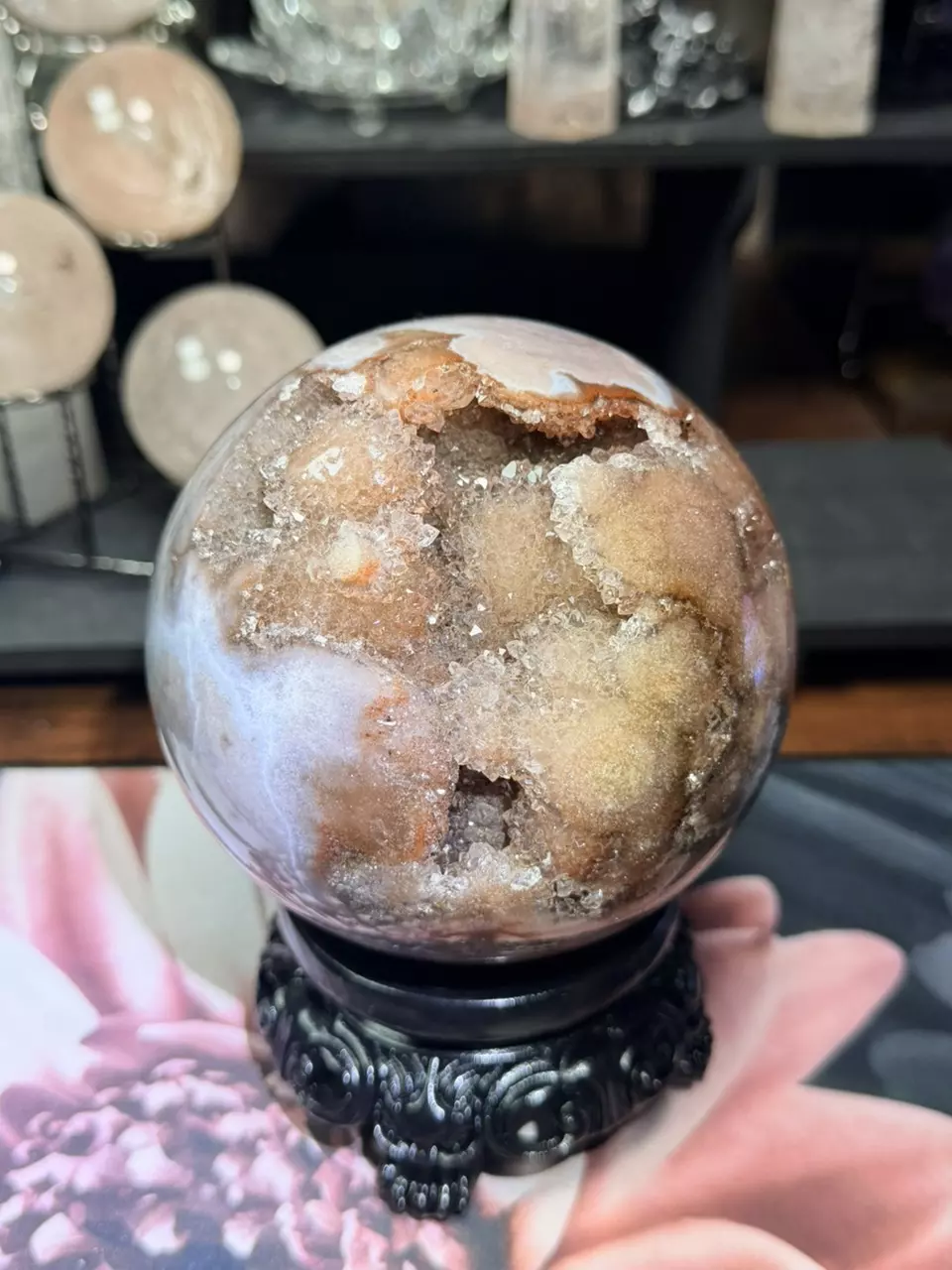 Pink Amathyst Sphere thumbnail
