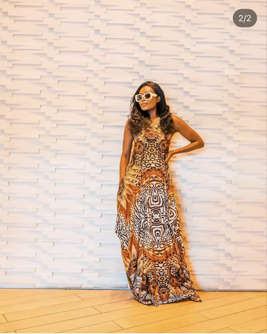 Circling around maxi dress thumbnail