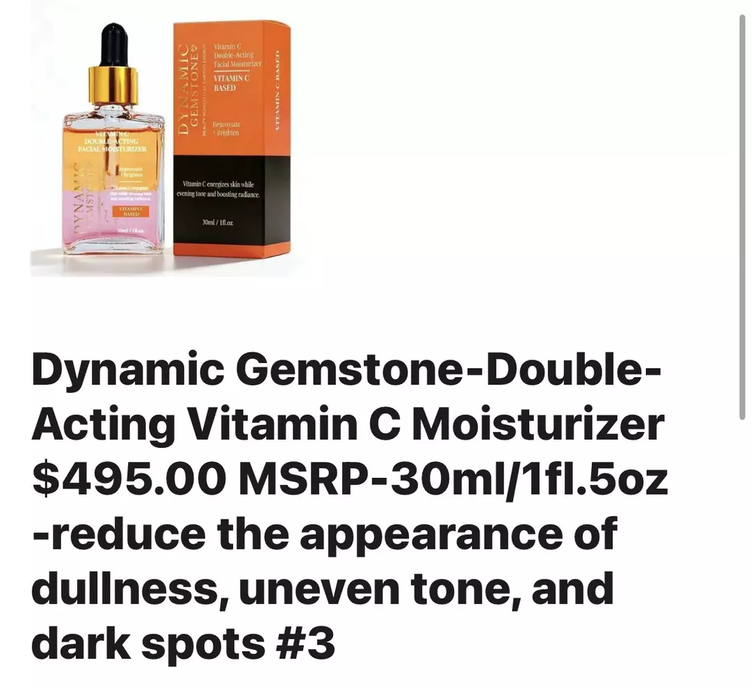Dynamic Gemstone Vitamin C moisturizer thumbnail