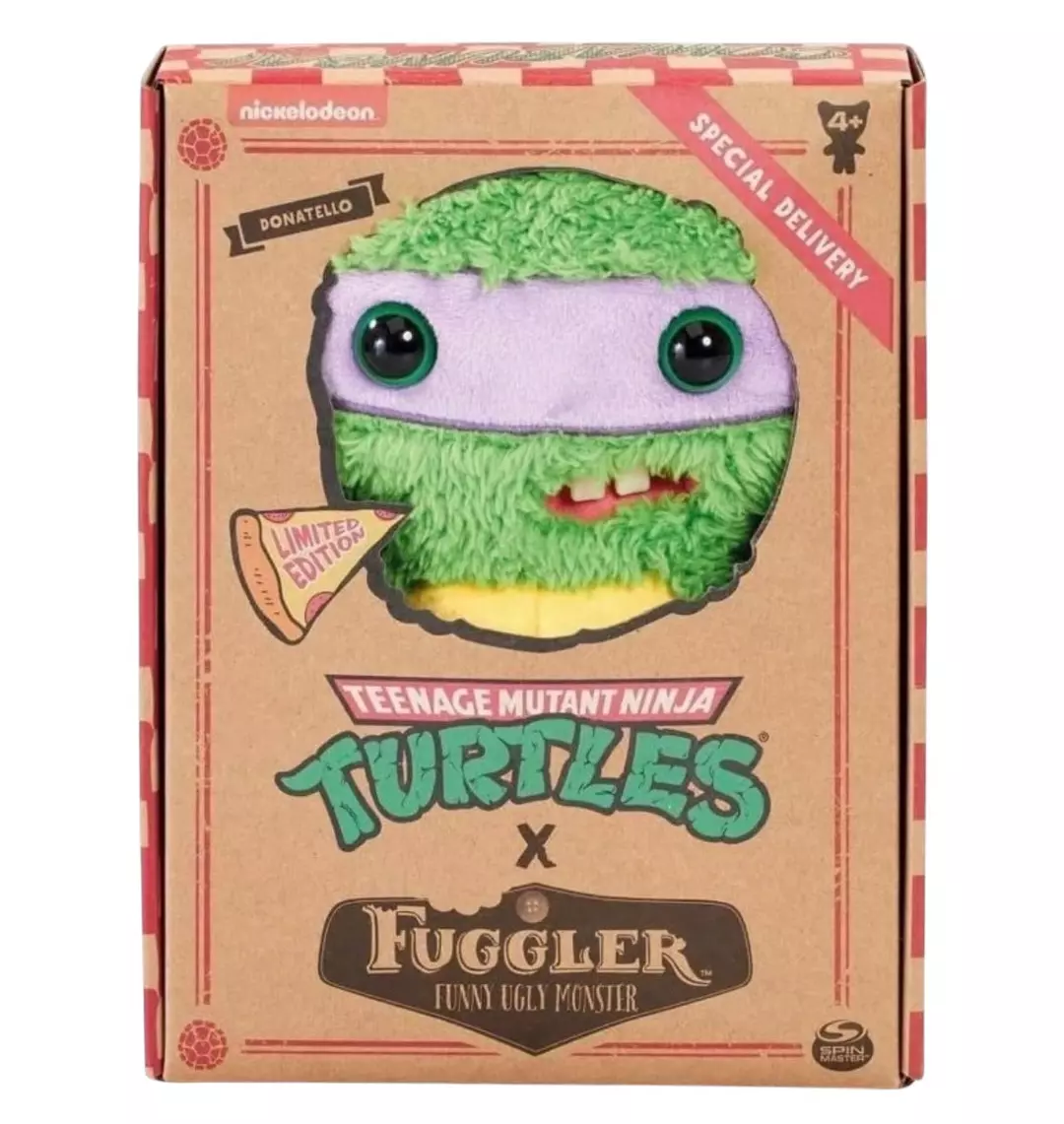 Fuggler Ugly Monster Donatello Ninja Turtle Plush Figure Limited Edition, Green thumbnail