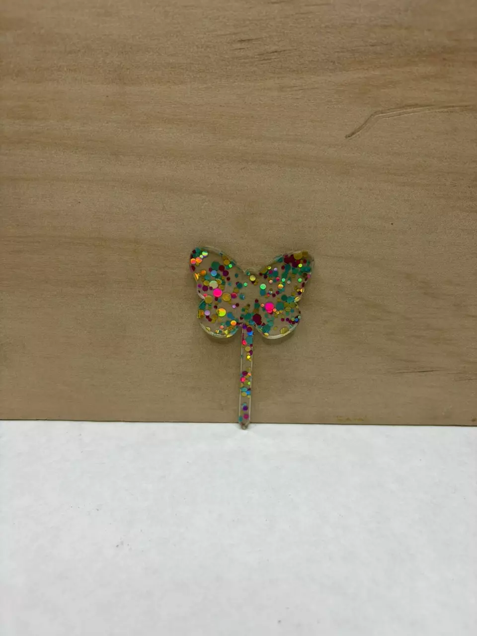 5pk Mermaid Glitter Butterfly Mini Pot Pals thumbnail