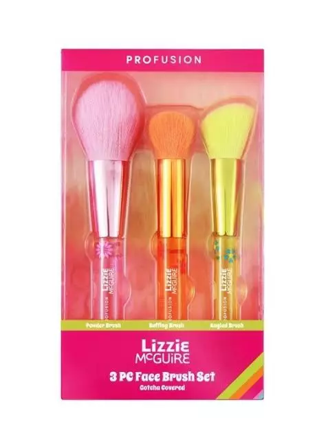 Profusion x Lizzy McQuire 3 pc Brush Set. Got ya Covered thumbnail