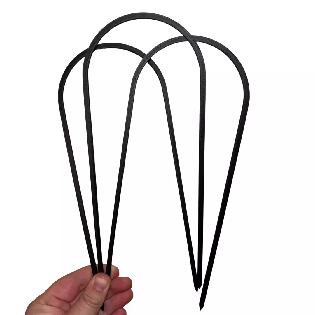 (3-pack) 9 inch arch trellis in Black thumbnail