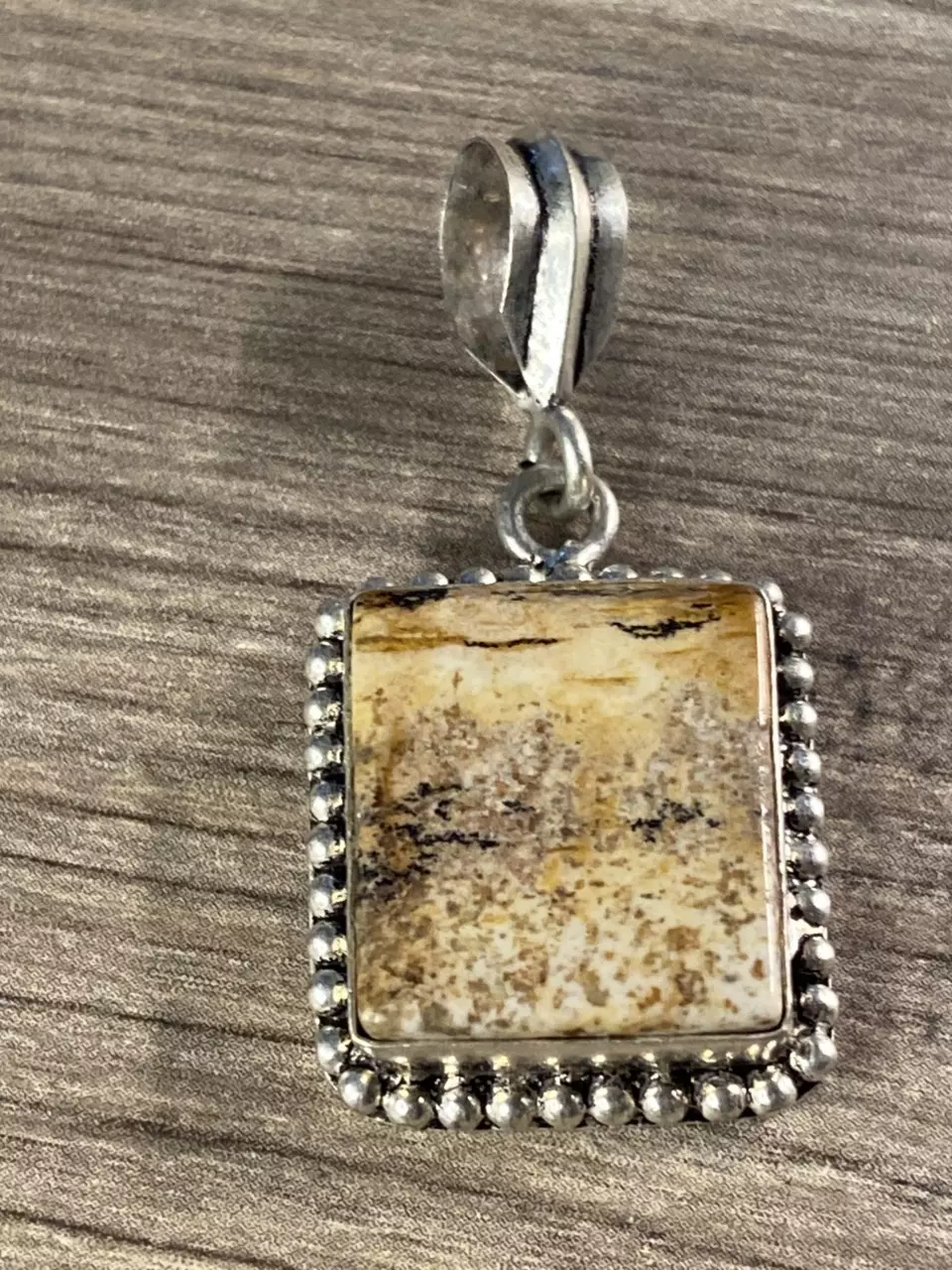 Picture Jasper & Silver Pendant thumbnail
