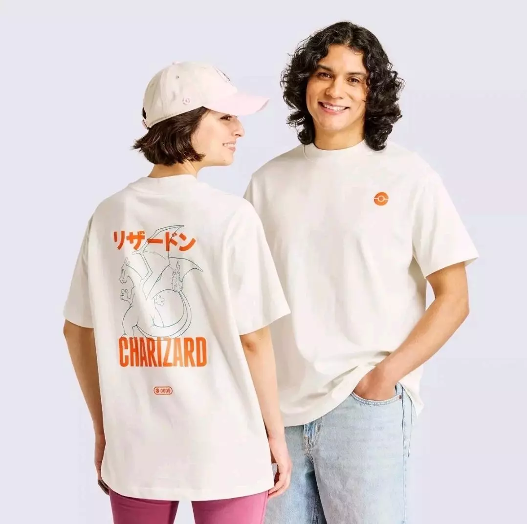 Pokémon Charizard Oversized Graphic TShirt Target Exclusive 30th Anniversary MED thumbnail