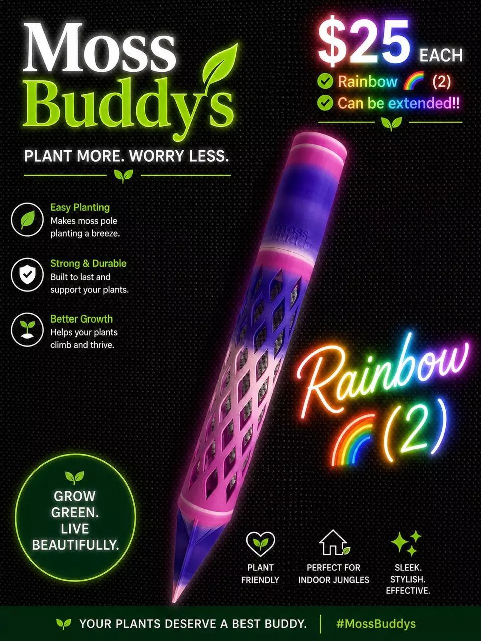 Moss Buddy Rainbow 🌈 (2) thumbnail