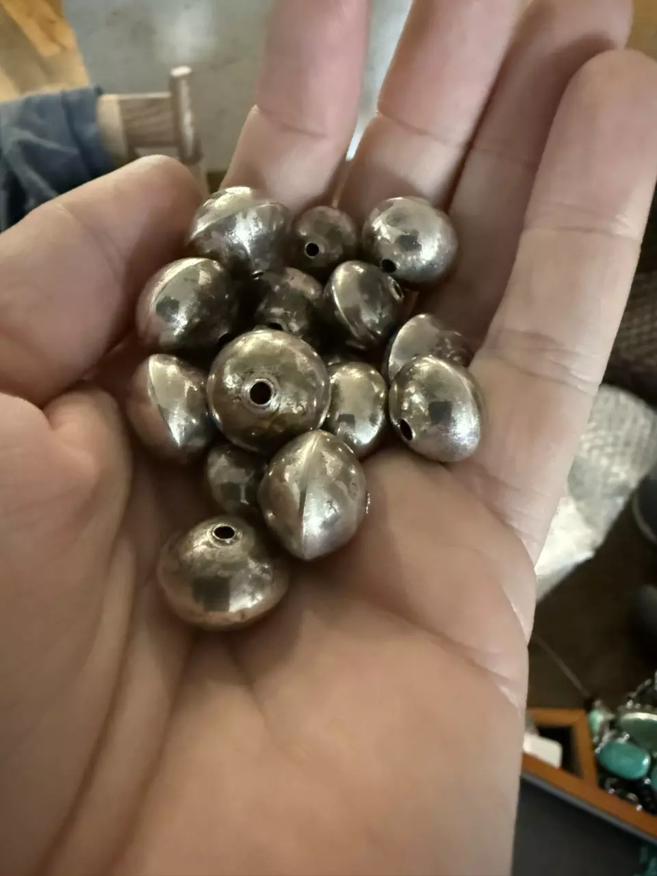 Giant Vintage Navajo Pearls thumbnail