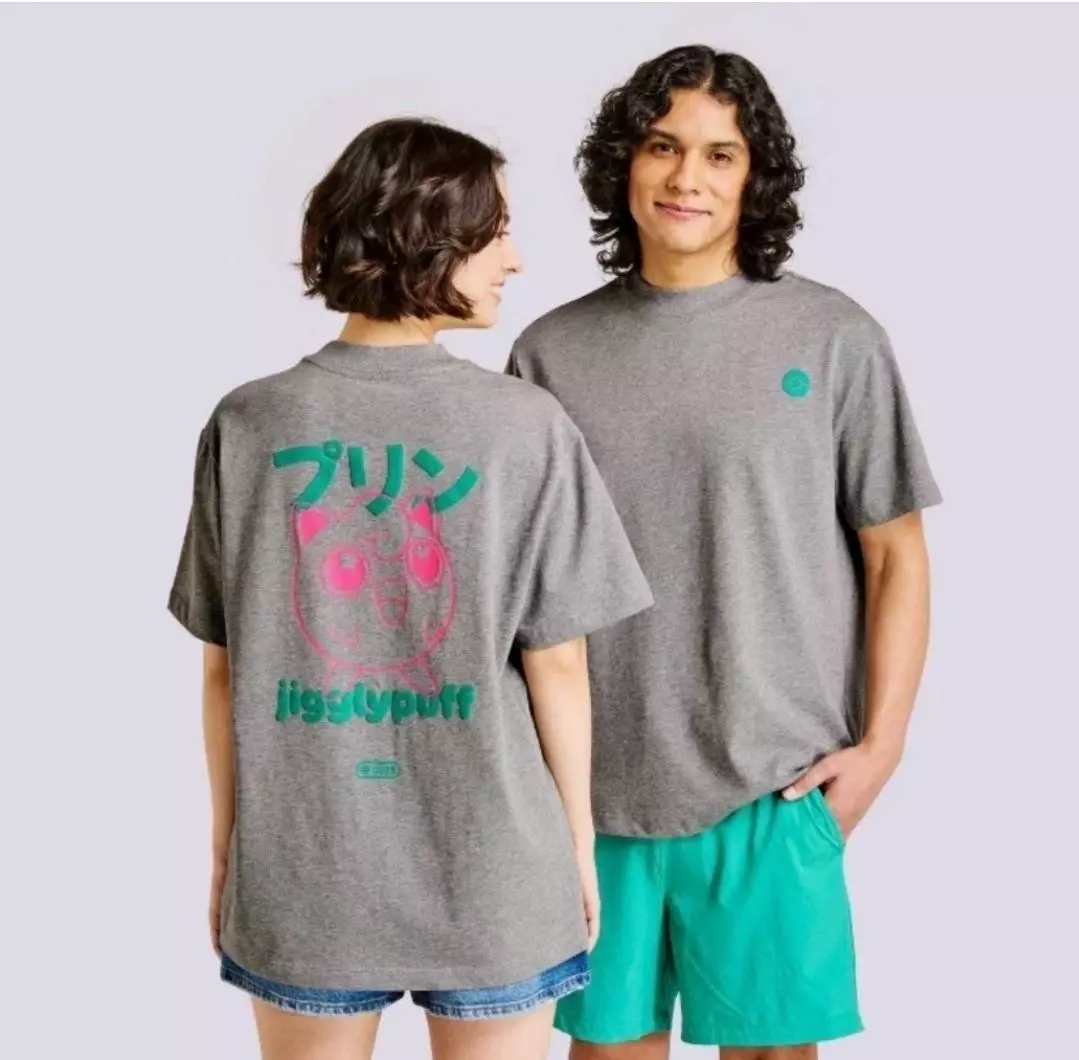 Pokémon Jigglypuff Graphic TShirt Target Exclusive 2026 Limited Edition Grey MED thumbnail