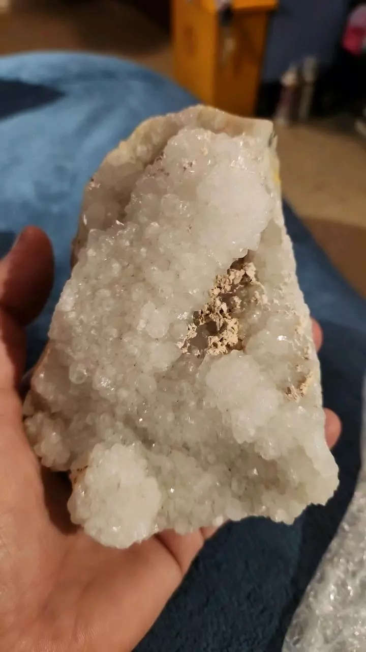 Clear quartz on a beautiful back was 85 thumbnail