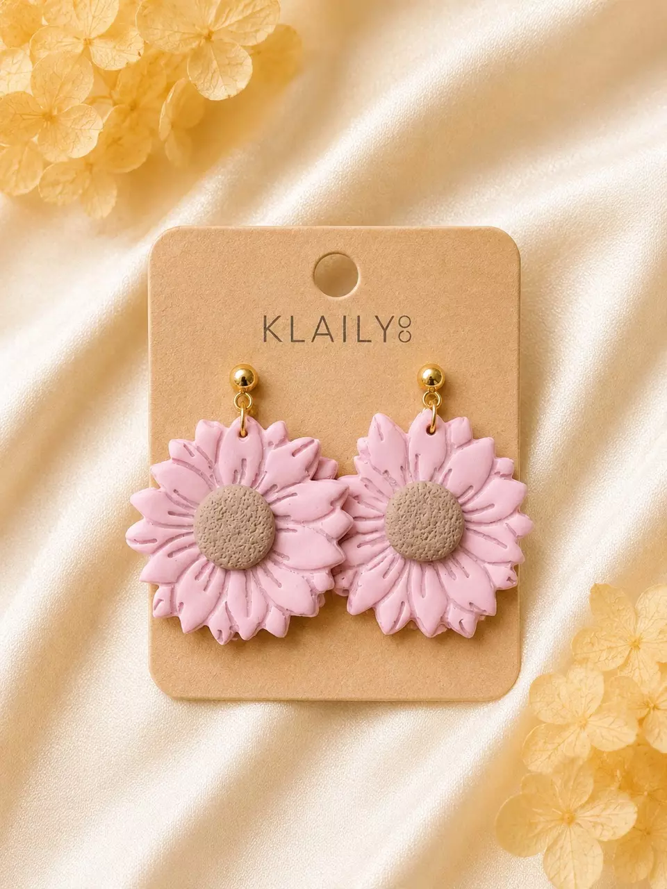 Pink Sunflower Dangle thumbnail