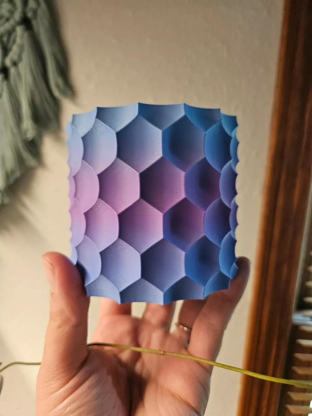 Honeycomb 3" cache pot mermaid thumbnail