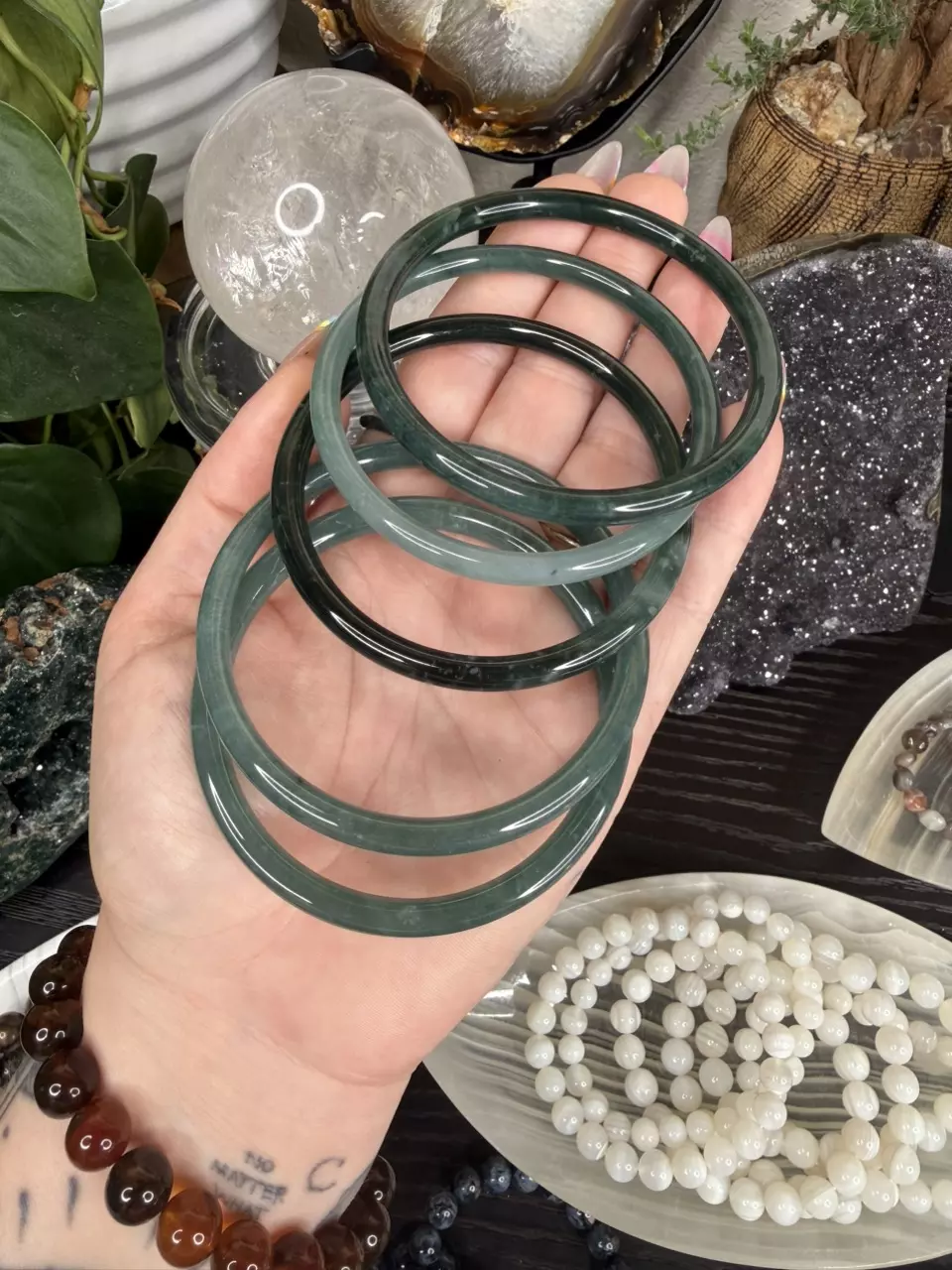 Jade Ding Dong Bangle thumbnail