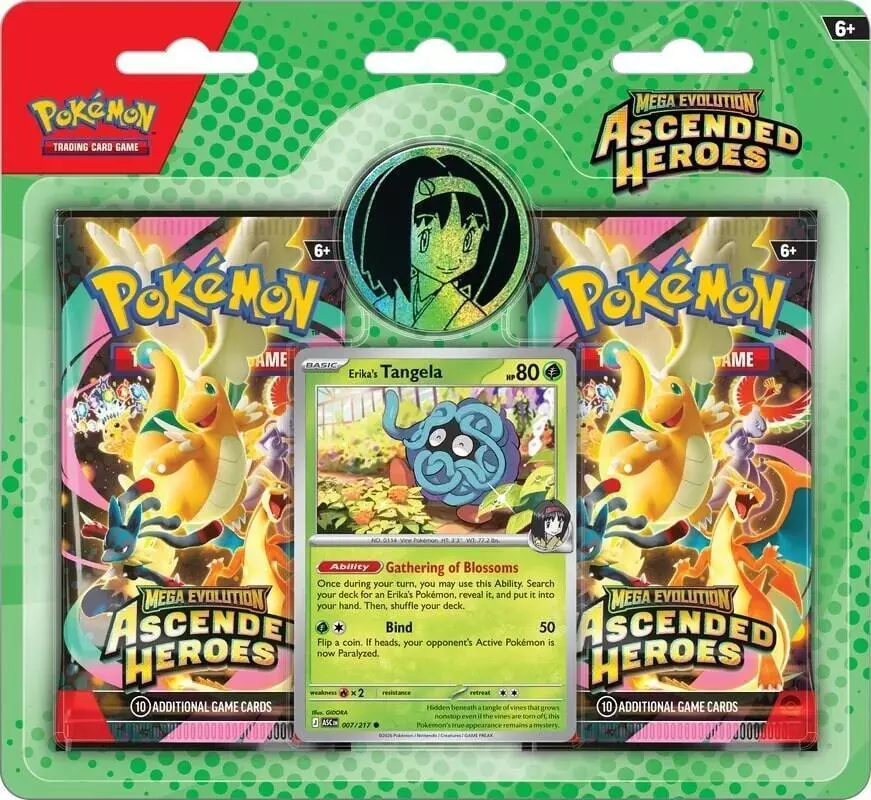 Ascended Heroes 2-Pack Erika Blister thumbnail