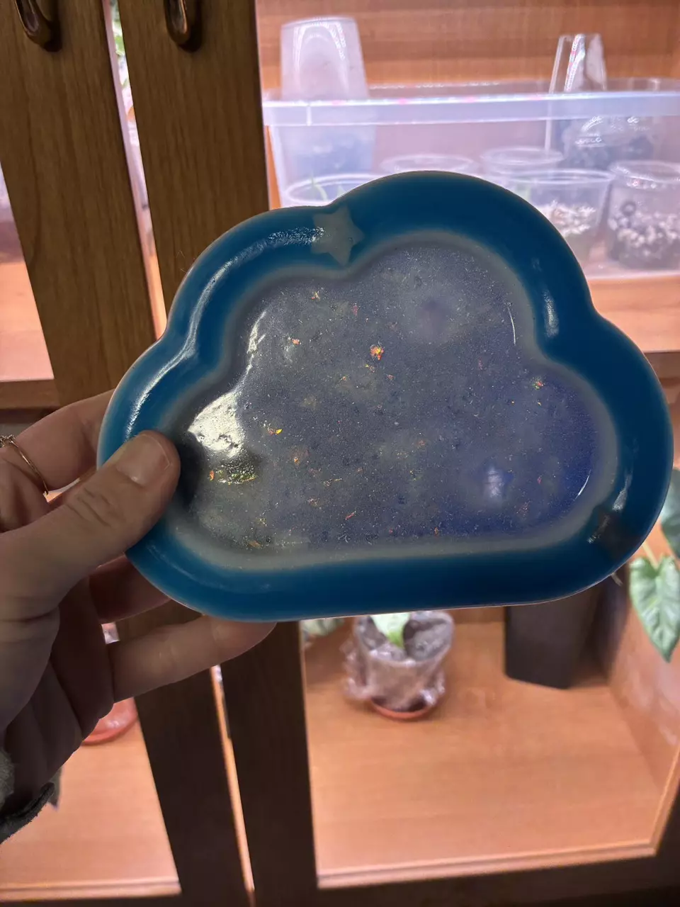 Resin Cloud Glow in Dark Riser / Tray thumbnail
