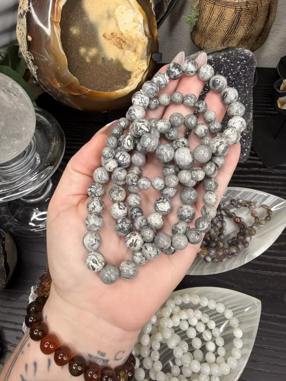 Map Stone (Picasso Jasper) Bracelet thumbnail