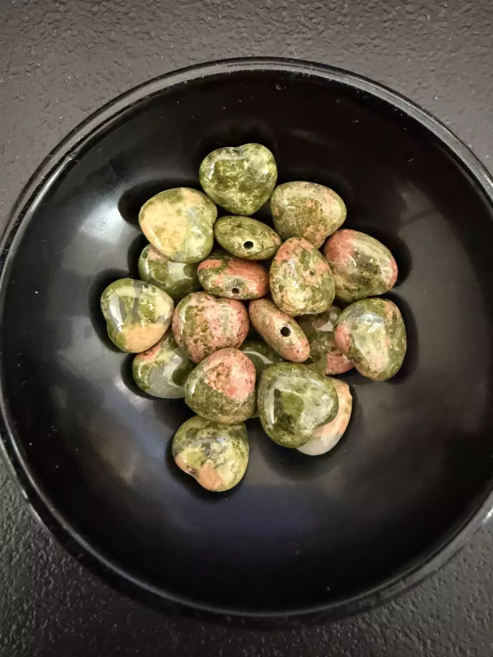 Unakite Heart Beads 2/$1 thumbnail