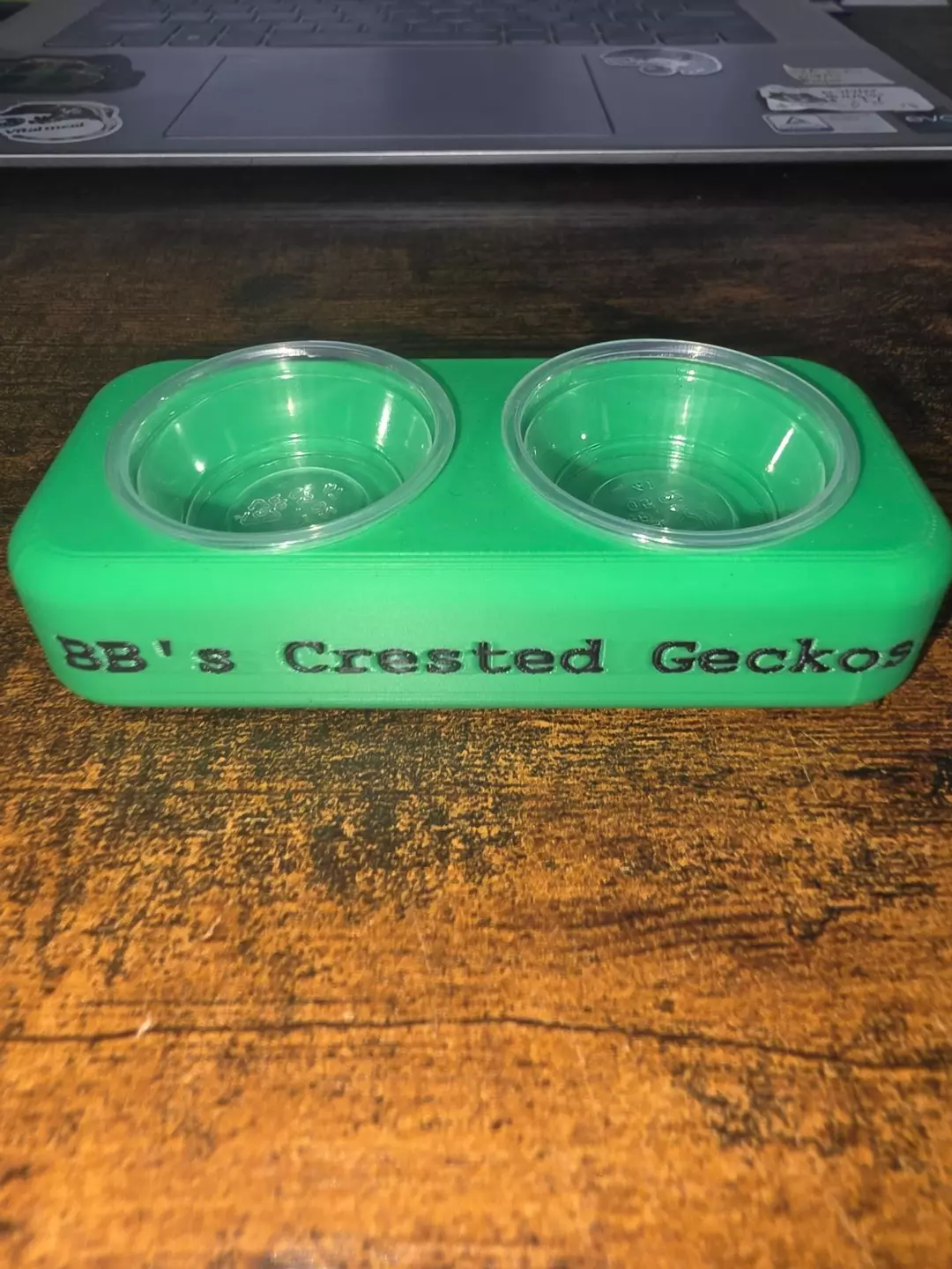 Bright green .5oz cups food holder thumbnail