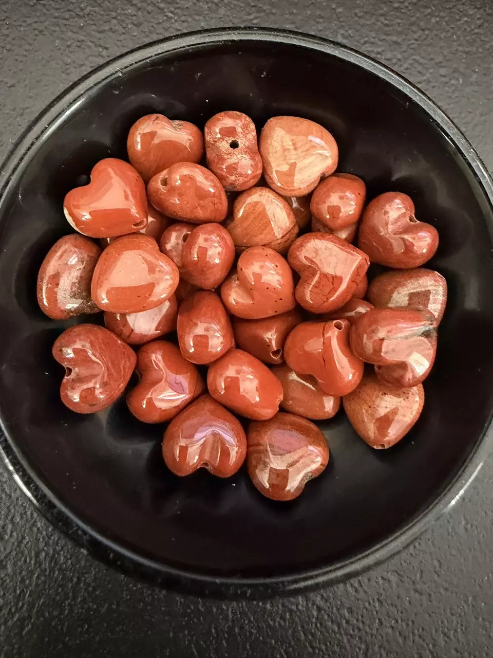 Red Jasper Heart Beads 2/$1 thumbnail